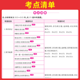 2025初中名考点精练必读名导读与速记考点同步解读一本中考名考点精练七八九年级必读中外名考点精练状元满分笔记速读