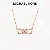 七夕好礼：MICHAEL KORS 迈克·科尔斯 轻奢夏季字母logo项链锁骨链 MKC164200791