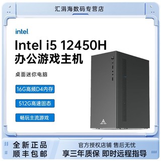 七彩虹 Intel 12450H核显商务办公娱乐迷你主机台式电脑diy组装机