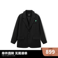 太平鸟太平鸟prince联名2024年秋季针织西装A3BAE3363 黑色 XL