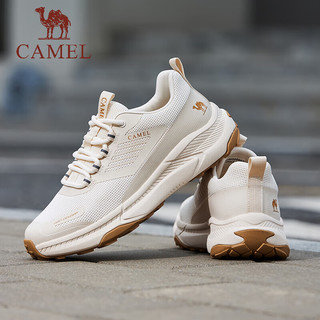 骆驼（CAMEL）【云翼】时尚运动鞋2024夏季网面透气舒适男女鞋款 G14M566692 夜黑色男 41