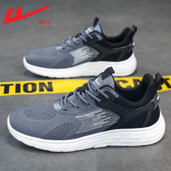 warrior回力男鞋子男夏季运动鞋轻便椰子鞋软底跑步鞋男士透气网鞋