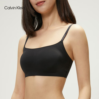 Calvin Klein内衣女士抽取衬垫ck无痕无钢圈薄垫背心文胸QF4783O UB1-太空黑 S