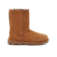UGG 女士舒适时尚纯色圆头平底经典休闲短筒靴 1115032 栗色 36