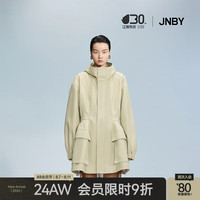 江南布衣 JNBY【商场同款】24秋新品风衣棉质宽松连帽5O8910140