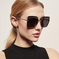 方形大框遮阳个性太阳镜