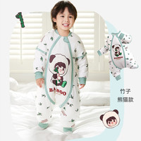 ibaby 泡泡玛特小甜豆系列 儿童可拆袖分腿式睡袋 暖冬款 竹子熊猫 110码
