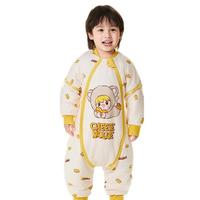ibaby 泡泡玛特小甜豆系列 儿童可拆袖分腿式睡袋 暖冬款 芝士小鼠 90码