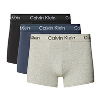 卡尔文·克莱恩 Calvin Klein CK 卡尔文克雷恩 男士3件装平角四角内裤 NB3709A