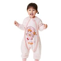 ibaby 泡泡玛特小甜豆系列 儿童可拆袖分腿式睡袋 暖冬款 花花猪仔 100码
