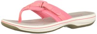 Clarks 其乐 女士Breeze Sea鞋,Bright Pink Synthetic,7