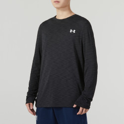88vipunderarmour安德玛ua安德玛长袖针织t恤黑色健身运动服上衣紧身