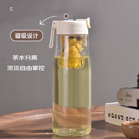 希乐磁吸泡茶杯大容量塑料运动水杯tritan材质男女士户外健身杯子夏季