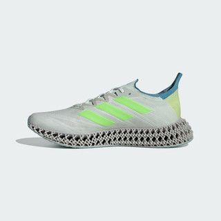 adidas「洞能跑鞋」4DFWD 4跑步鞋男子阿迪达斯IE5977 淡绿/亮柠檬黄/旧蓝 43