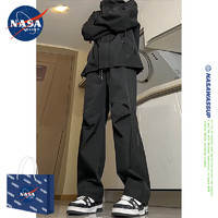 NASA WASSUP 三防暴雨级防水冲锋裤男秋冬款工装裤子男