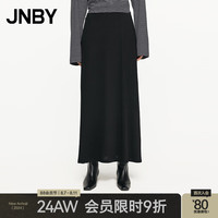 24秋半身裙休闲宽松A型5O8D10450 001/本黑 XS