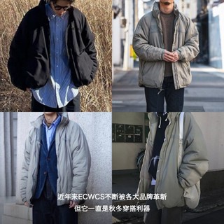 马登工装日系复古保暖棉衣藏青色防水连帽加厚宽松外套防寒服男冬