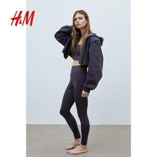 H&M【 MOVE DryMove™】女士健身裤24夏新款高腰运动长裤1115511