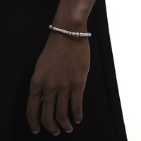 KVK HUNTING 游猎系列筒珠拼色宝石手链