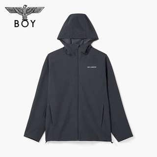 BOY LONDON24秋新品男女同款外套经典印花户外登山潮酷外套N23062 灰色