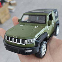 玥乐 东风猛士合金装甲汽车模型仿真军事特种车摆件声光玩具车虎式装甲