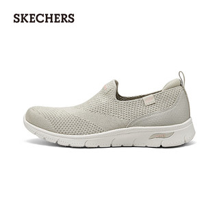 斯凯奇（Skechers）女士一脚蹬休闲鞋104680 灰褐色/TPE 39.5