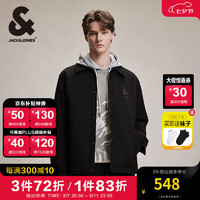 杰克·琼斯（JACK&JONES）秋冬简约植绒图案百搭轻薄羽绒服男短款商务休闲夹克外套男士保暖 E