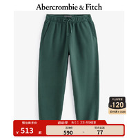 ABERCROMBIE & FITCH男装 24秋季新款复古百搭简约宽松慢跑束脚运动裤KI134-4041 橄榄绿 M (180/80A)