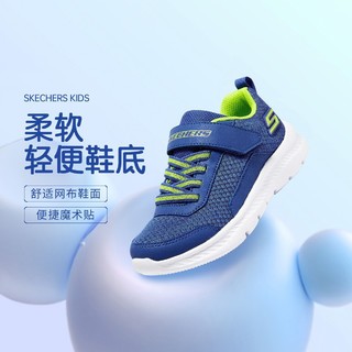 百亿补贴：SKECHERS 斯凯奇 童鞋柔软运动鞋中大童轻便网面休闲跑步鞋405216L