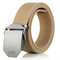 NORSSOV 诺索夫 男士帆布腰带自动扣皮带女青年学生商务休闲简约韩版牛仔工装裤带