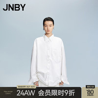 江南布衣 JNBY【商场同款】24秋新品衬衫女宽松长袖H型5O7211930 001/本黑