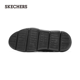 斯凯奇（Skechers）男鞋皮鞋商务户外休闲正装鞋软底办公通勤鞋德比鞋204906