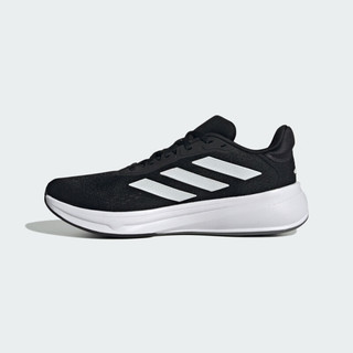 adidas RESPONSE RUNNER随心畅跑舒适跑步运动鞋男子阿迪达斯 黑色/白色/黑色 39