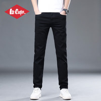 Lee Cooper品牌高端直筒牛仔裤男夏季冰丝薄款宽松直筒男裤夏天休闲长裤 6819-1B黑色 单件 29码