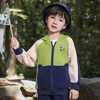 汪汪队立大功汪汪队童装男童连帽外套女童秋季外套儿童运动套装休闲衣服 绿色阿奇(单件上衣) 110CM