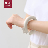 MUJI 無印良品 无印良品（MUJI）凉柔 降暑冰圈 夏季冰颈降温户外挂脖避暑宿舍防暑灰米色XXS