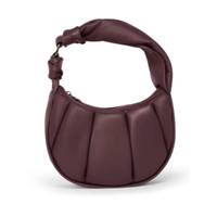 TUMI 途明 女士牛皮革手提包 0740001CPFL 赤霞珠泡芙 小号