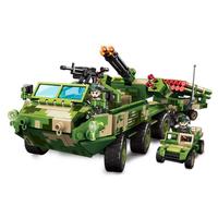 SEMBO BLOCK 森宝积木 军事系列 203178 山猫式多用途车