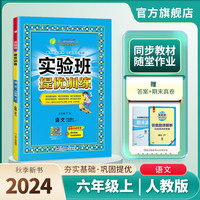 2024秋 实验班提优训练 六年级上册 语文人教版 强化拔高同步练习册