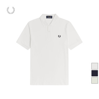 FRED PERRY 男士短袖POLO衫2024夏季麦穗刺绣休闲重磅T恤上衣潮M3