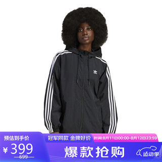 阿迪达斯 （adidas）女子 三叶草系列 3 S WINDBREAKER 梭织防风服 IR8095 A/S