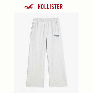 HOLLISTER24秋季新款宽松直筒运动松紧腰长裤卫裤 女 KI347-4077