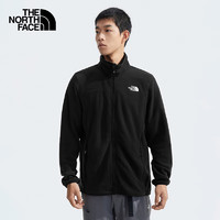 THE NORTH FACE 北面 抓绒衣男户外舒适保暖外套8AYK 黑色/4H0 3XL