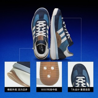 adidas ORIGINALS SL 72 RTN 男女通用休闲运动鞋 JI2506 蓝/藏青/白 38