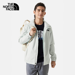 THE NORTH FACE 北面 冲锋衣男户外防风单层硬壳夹克8BA8 灰色/9B8 XXL