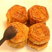 长沙巢娭毑月饼蛋黄莲蓉传统手工广式伍五仁湖南特产巢曹埃及