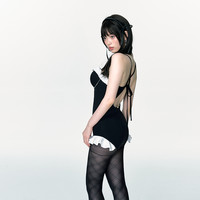 breezeholiday连体泳衣女遮肚显瘦小胸聚拢保守度假拍照泳装