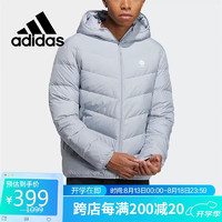 adidas 阿迪达斯 男装休闲运动防风保暖连帽外套羽绒服HY9637 A/L