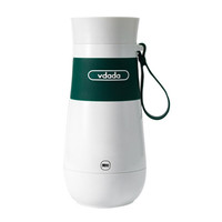 VDADA 便携式电热烧水壶保温出差小型一体水壶加热烧水杯礼物 墨绿色 旅行电热水壶(VD-6070)