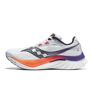 saucony 索康尼 Endorphin Speed 啡速 4 竞速训练男子马拉松跑鞋 S20940-129 白黑 42